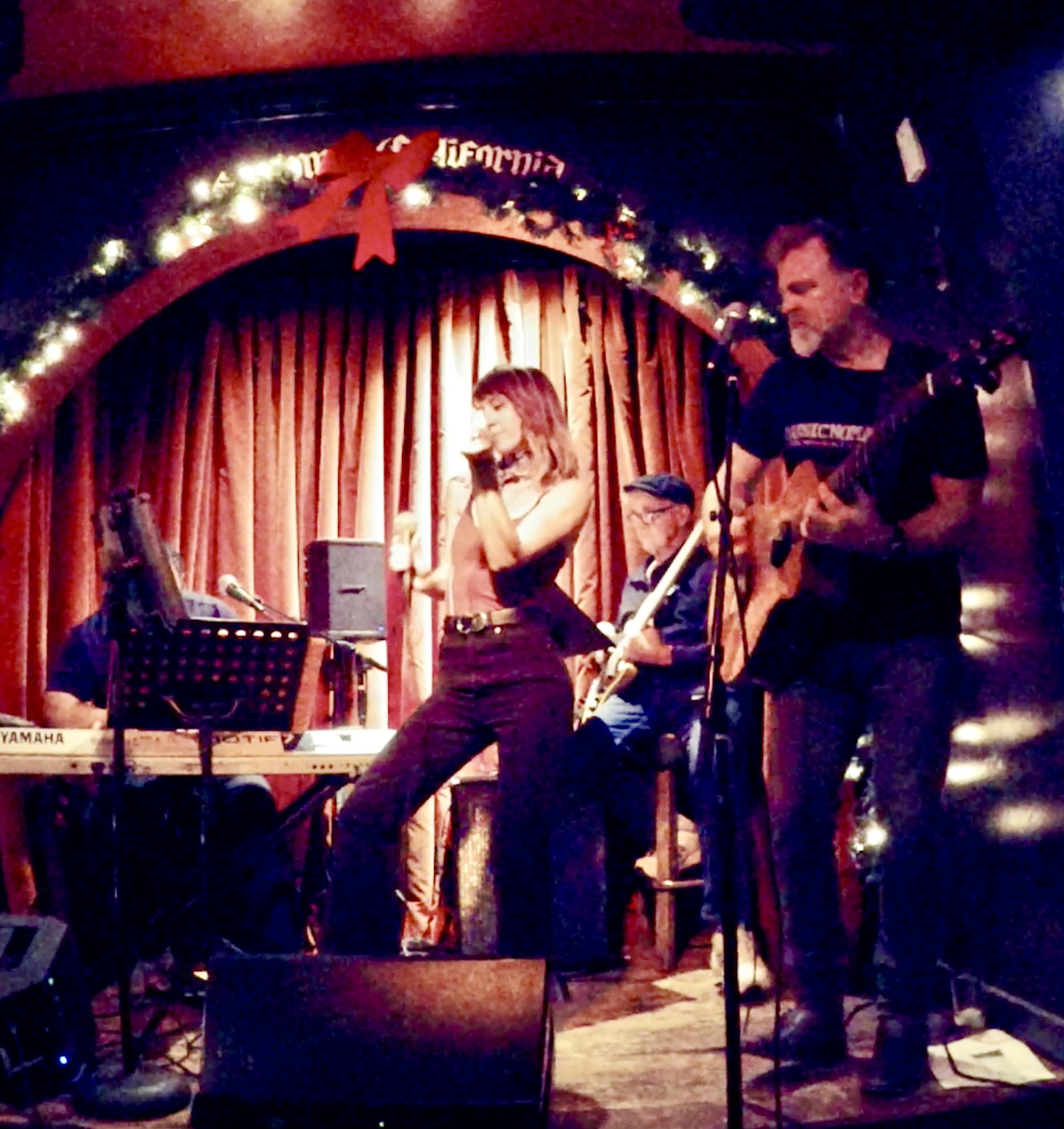 Loosely Covered performing at Hopmonk